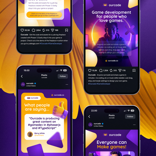 Ourcade | Creative Brand Social Media