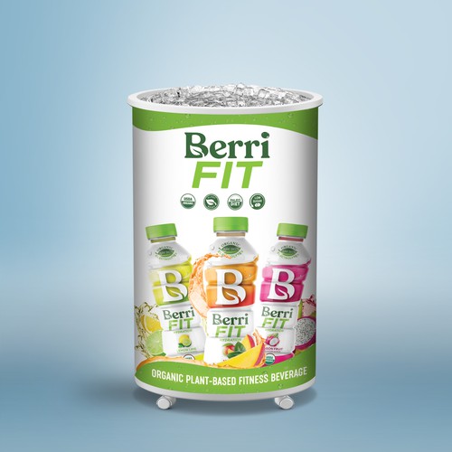 Branded Beverage Cooler Design by maxgraphic