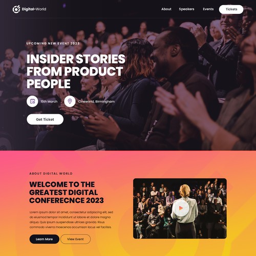 Gewinner des Wettbewerbs „Webdesign für die grösste Konferenz rund um das digital Business in der Nordwestschweiz“ in der Kategorie Webseiten-Design von unbox.style⚡️