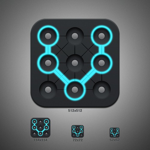 Help Dot Lock Protection App with a new button or icon Diseño de twister