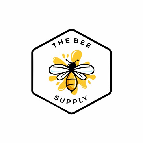 New Texas Bee Supply Logo Design réalisé par Vic People Studio