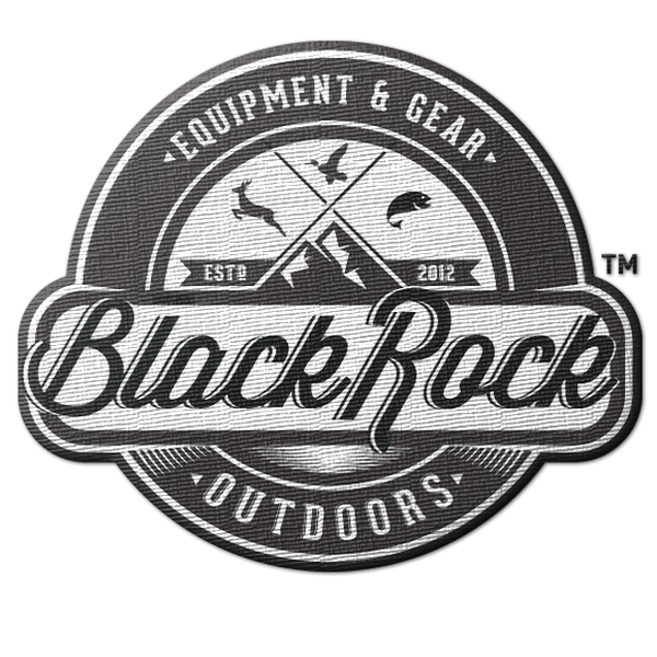 Design by Dick Justice titled "Logo for BlackRock Outdoors"