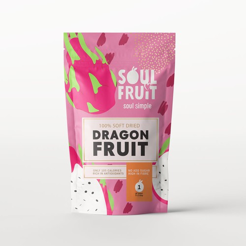 eye-catching packaging design for new health food product Design by AnaHola