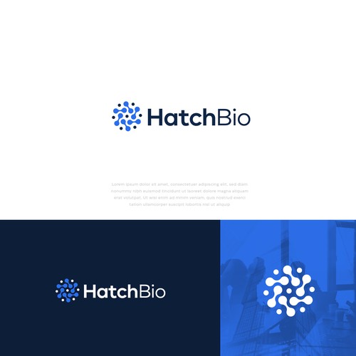 Design a logo for an innovative biotech company that efficiently hatches new medicines Design by genesis.design