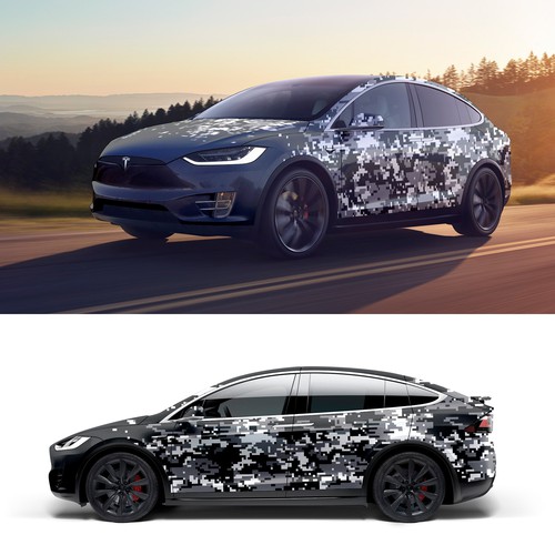 Tesla Model X Design von Stas Aer