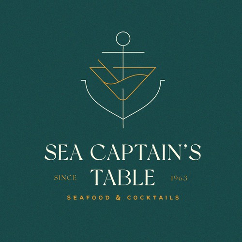 Sea Captain's Table Logo Design Design by Artmin