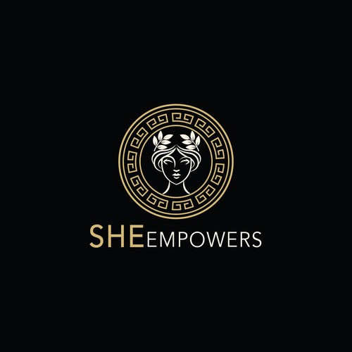 SHEempowers - luxurious design of a woman preferrably in some kind of a circle to appeal to women professionals Design by Gautam Dihora