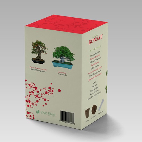 Design Box for a Bonsai Tree Starter Kit Design by Luko