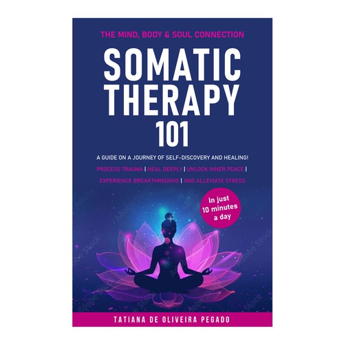 Beautiful & powerful book cover with a lotus flower design Design by 99_master