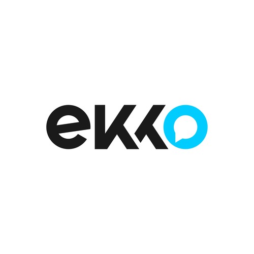 SIMPLE LOGO - ekko Letters then dm after Design by DevDevit   ★ ★ ★ ★ ★