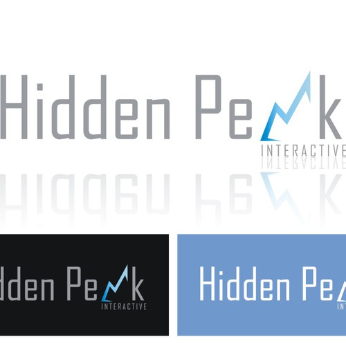 Logo for HiddenPeak Interactive Réalisé par kemzation