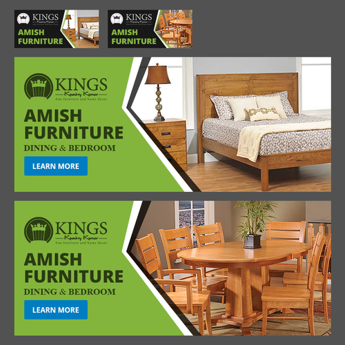 Kings Amish Furniture Needs A Killer Banner Ad To Beat The