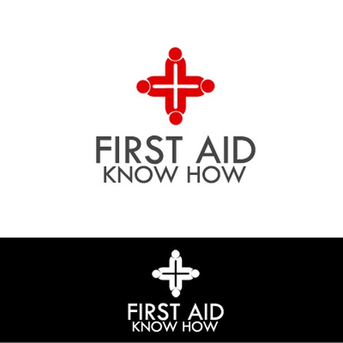 "First Aid Know How" Logo Design by boraryn