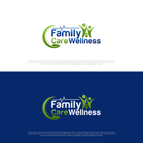 Family Care Wellness logo to appear similar to the attached Family Care Clinic logo Design by Dyne Creative