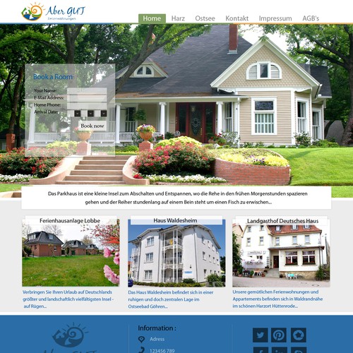 Web page design contest entry by Aleksandra.st.st