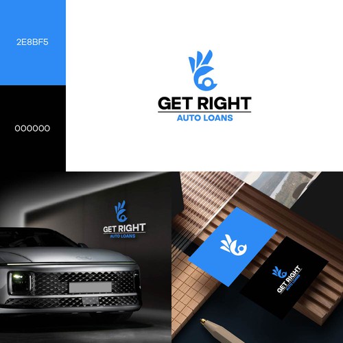 Get Right Auto Loans Logo Design by pixelamazers