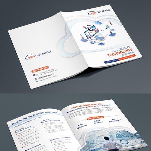 Technology Provider - Company Booklet Brochure Design by idea@Dotcom
