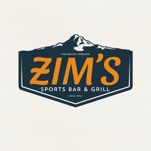 Modernized, bad ass logo for a small town sports bar! Design by pmo