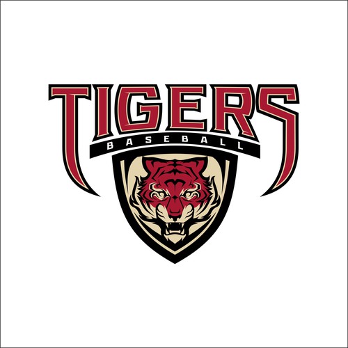 Tigers Baseball Organization Design by indraDICLVX