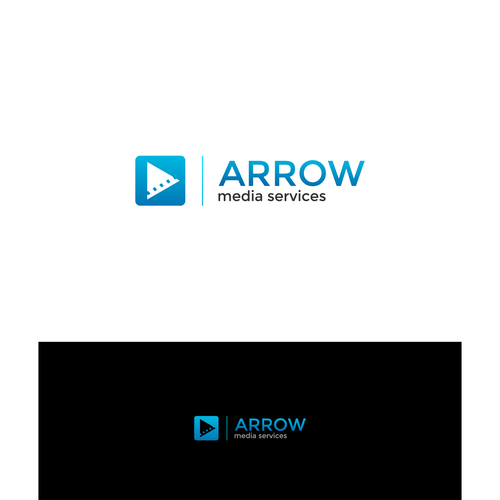 Arrow Media Services needs a simple, straight forward company logo Design by Hello :Design