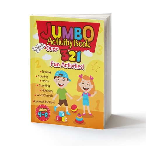 Fun Design for Jumbo Activity Book Design réalisé par AdryQ