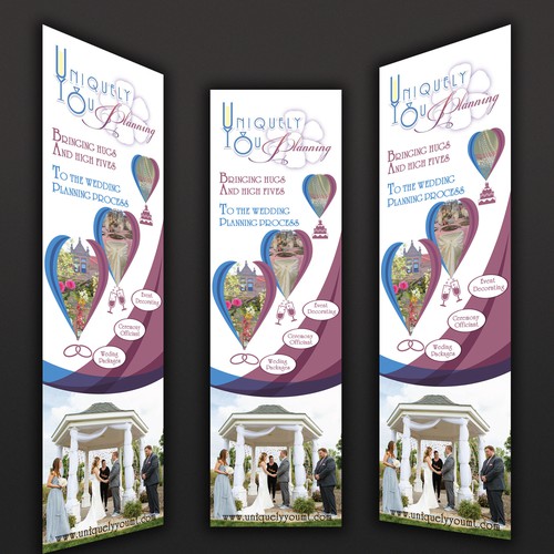  Banner Design for Wedding Planner Signage contest