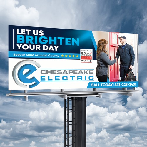 Chesapeake Electric Billboard Design by SoftSkills