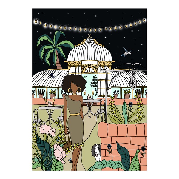 African American Woman Illustration