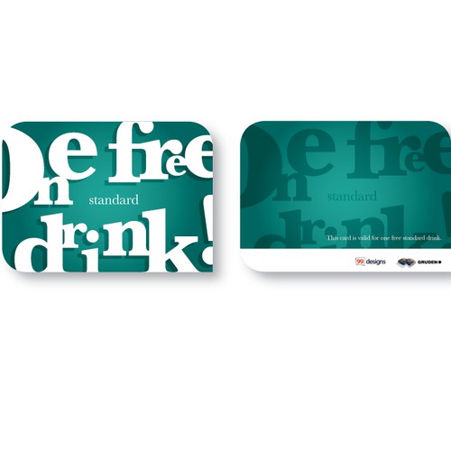 Design the Drink Cards for leading Web Conference! Design by mrJung