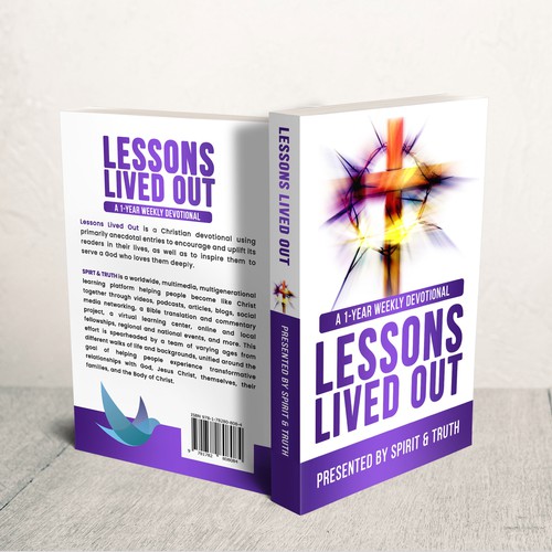 We need a captivating cover for our 1-year Devotional! Design by Zahari Studio