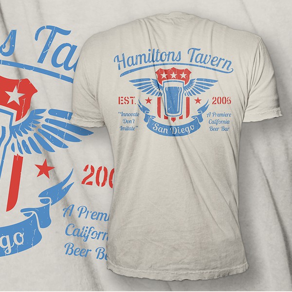 "Hamiltons Tavern 9th Anniversary"  T-shirt