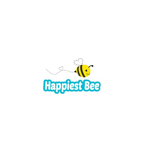 Diseño de Design a cute, happy logo for Happiest Bee. de ⭐uniquedesign ⭐