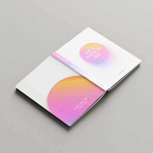 Minimalistic pinterest vibe for a self help journal cover Design by Faisal Zulmi™