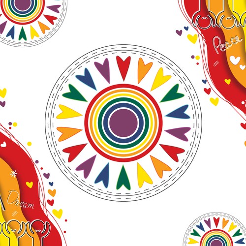 Virtual backgrounds for PRIDE month (multiple winners) Design von Kritikaa