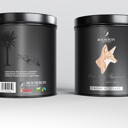 Artistic, luxurious and modern packaging for organic and fair trade coffee bean Ontwerp door babibola