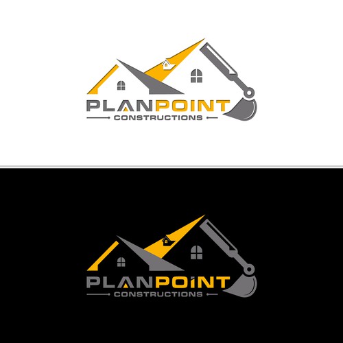 PlanPoint Construction Logo Needs A Remodel Design by Jazie