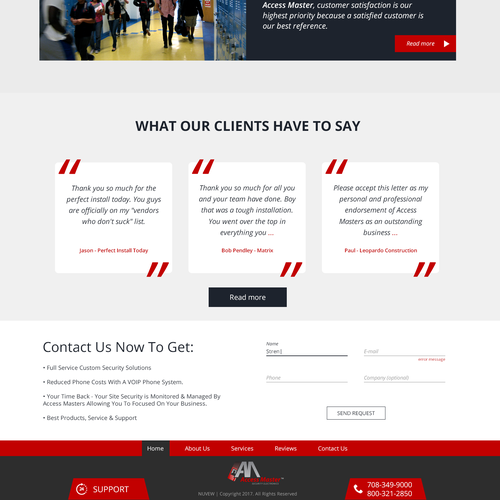 Landing Page - Access Master Design by STREN(UA)