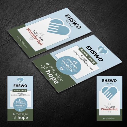 A Cool, Fun Business Card That's Not Really A Business Card - Have fun with this!!!  EHSWO.com Design by fastdesign86