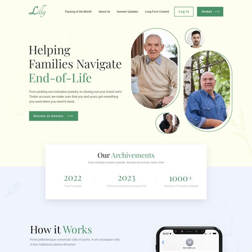 Fake Tech Startup in the Funeral Industry Seeking Website Design Design by MercClass