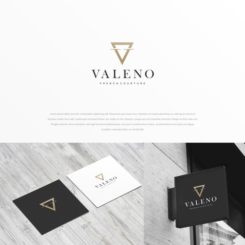 R.oneさんのLogo and brand identity for luxury fashion startupデザイン