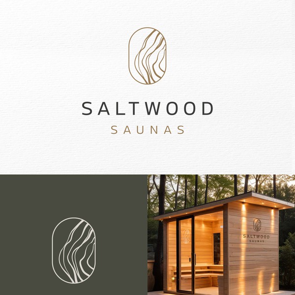 Logo for a premium Coastal Sauna Brand