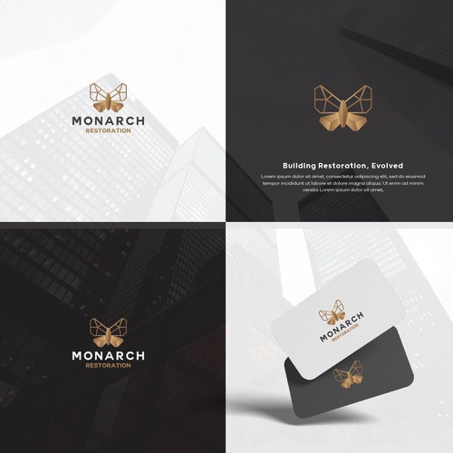 Design a modern clean logo package for a restoration company Design by Danny A