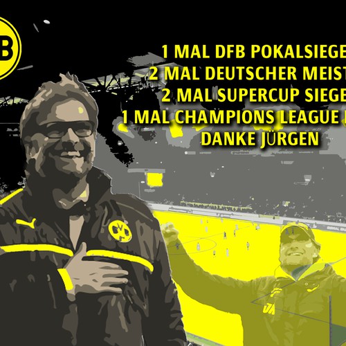 99designs Community Contest! Create a great Thank You illustration for the one and only Jürgen Klopp Design von Angelotti