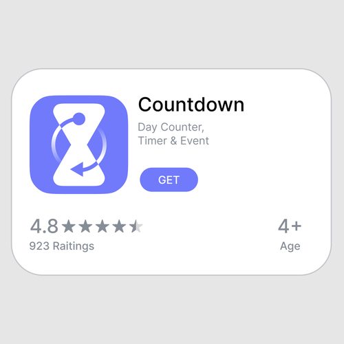 iOS Countdown App Icon Redesign Design von Archer Agent