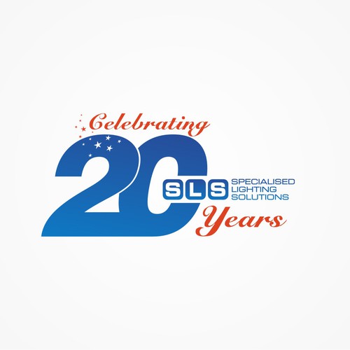 Celebrating 20 years LOGO Diseño de Webastyle