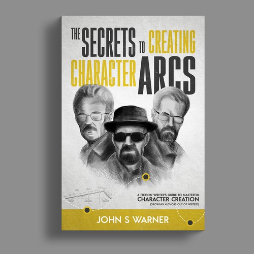 Design a Book cover about creating memorable fictional characters Réalisé par 3dicon