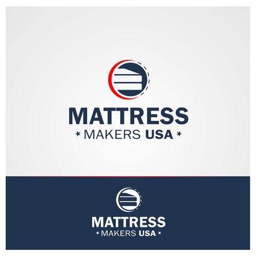 Logo design for b2b USA mattress company Design by ArtBeats