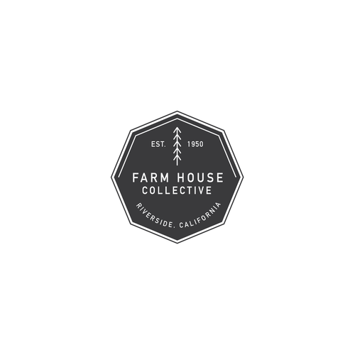 Design a mid-century modern, hipster logo for "Farm House Collective" retail & hospitality venue Design by EWMDesigns