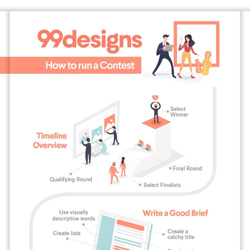 Diseño de Community Contest (see updated brief) - Illustrate How to Run a 99designs Contest de Oliver Ross