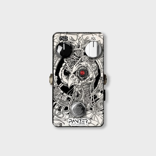 Create Artwork for a Guitar Fuzz Pedal to be Worshipped by Rockstars Design by Trickstore